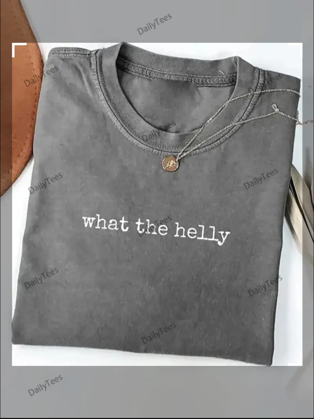 What The Helly Graphic Tee - Gray